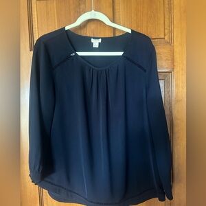 J. Crew navy blouse